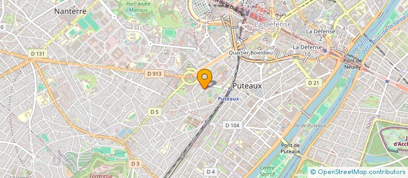 localisation de l'entreprise MADAME CLARA PERRAULT  PUTEAUX