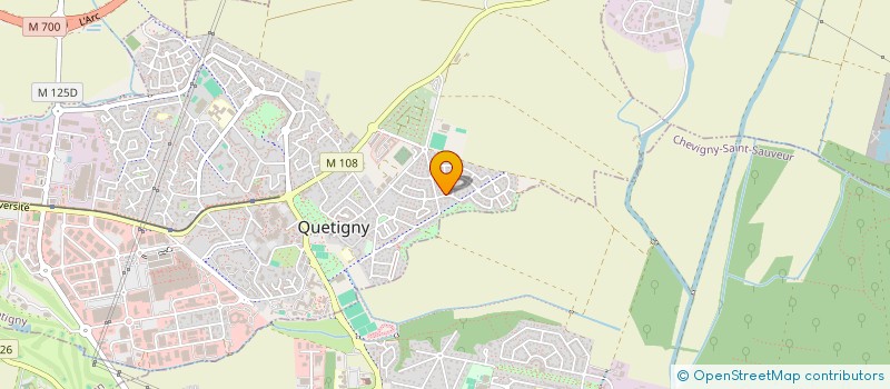 localisation de l'entreprise MADAME CLARA PERREAU  QUETIGNY