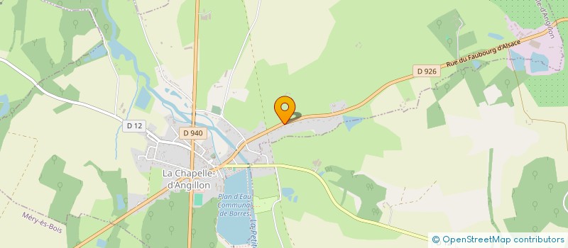 localisation de l'entreprise MADAME CLARA PERREUX  LA CHAPELLE-D'ANGILLON