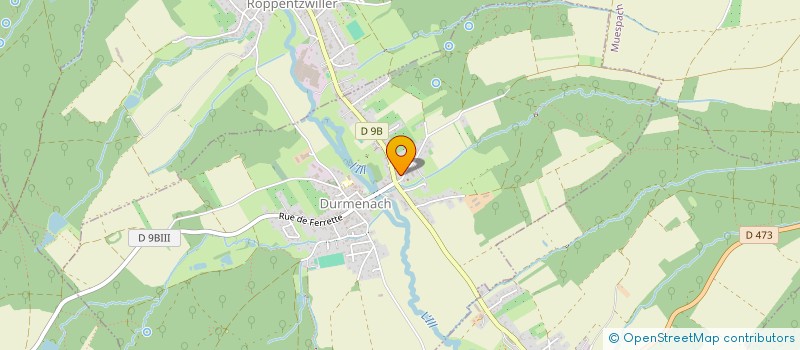 localisation de l'entreprise MADAME CLARA PERRON  DURMENACH