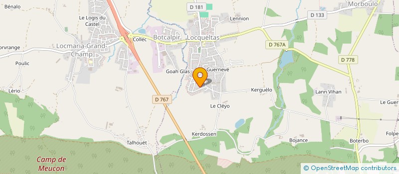 localisation de l'entreprise MADAME CLARA PETIT  LOCQUELTAS