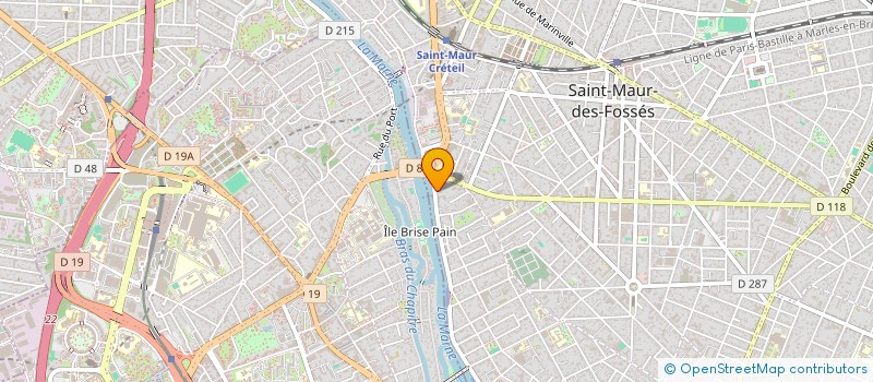 localisation de l'entreprise MADAME CLARA PETITEAU à SAINT-MAUR-DES-FOSSES