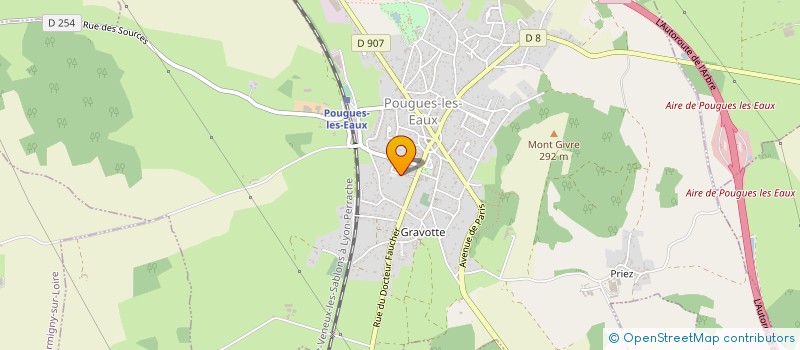 localisation de l'entreprise MADAME CLARA PICHOT  POUGUES-LES-EAUX