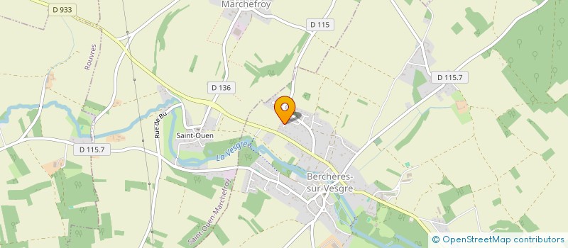localisation de l'entreprise MADAME CLARA PIERRE à BERCHERES-SUR-VESGRE