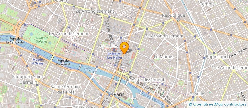 localisation de l'entreprise MADAME CLARA PIQUOIS  PARIS