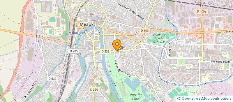 localisation de l'entreprise MADAME CLARA PLIER  MEAUX