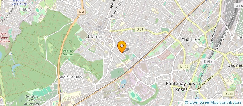 localisation de l'entreprise MADAME CLARA PLISSONNEAU à CLAMART