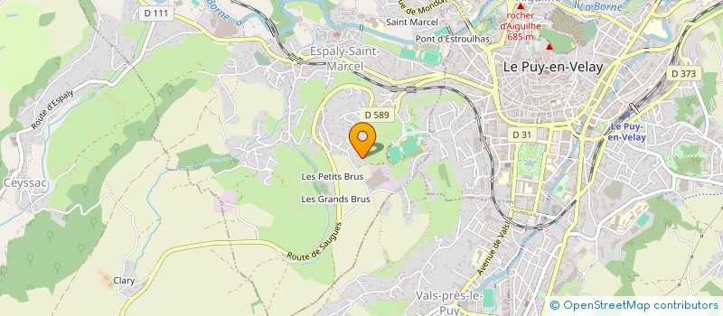 localisation de l'entreprise MADAME CLARA POINTET  AIGUILHE