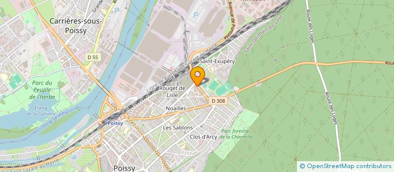 localisation de l'entreprise MADAME CLARA POLION  POISSY