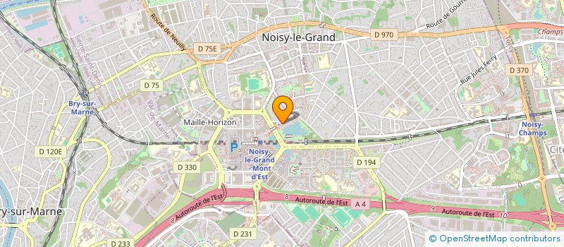 localisation de l'entreprise MADAME CLARA POLLEDRI à NOISY-LE-GRAND