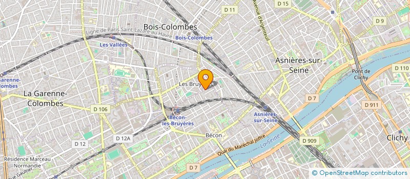 localisation de l'entreprise MADAME CLARA PONS  COURBEVOIE