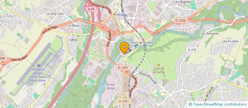 localisation de l'entreprise MADAME CLARA PORCEILLON  ANNECY