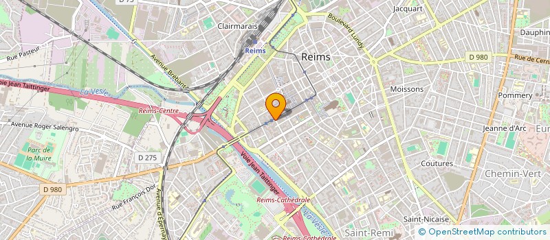 localisation de l'entreprise MADAME CLARA POTEAU  REIMS