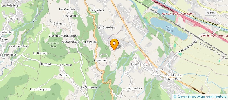 localisation de l'entreprise MADAME CLARA PRANDO  DOMANCY