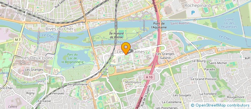 localisation de l'entreprise MADAME CLARA PUBERT  TOURS