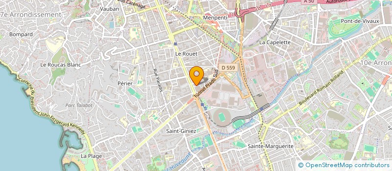 localisation de l'entreprise MADAME CLARA RAMEL à MARSEILLE