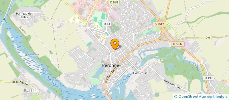 localisation de l'entreprise MADAME CLARA RAMOS à PERONNE