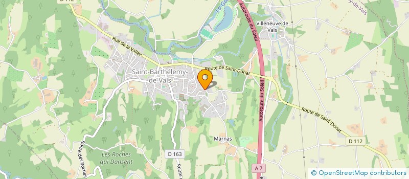 localisation de l'entreprise MADAME CLARA REYMOND  SAINT-BARTHELEMY-DE-VALS