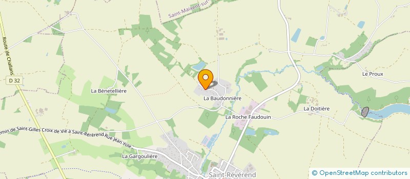 localisation de l'entreprise MADAME CLARA RICHARD  SAINT-REVEREND