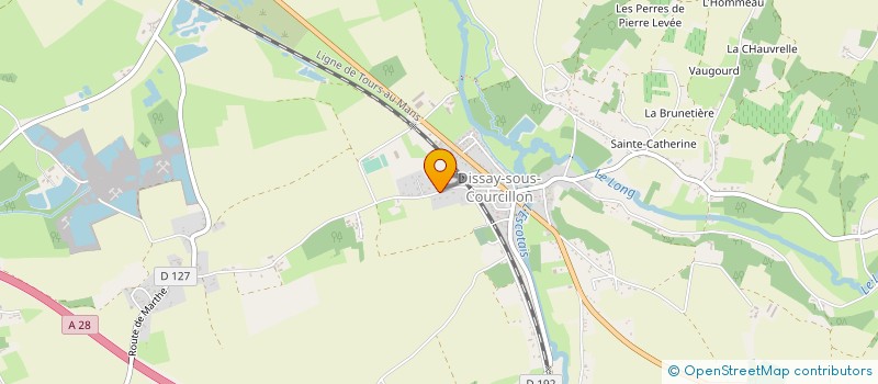 localisation de l'entreprise MADAME CLARA RIFLET  DISSAY SOUS COURCILLON