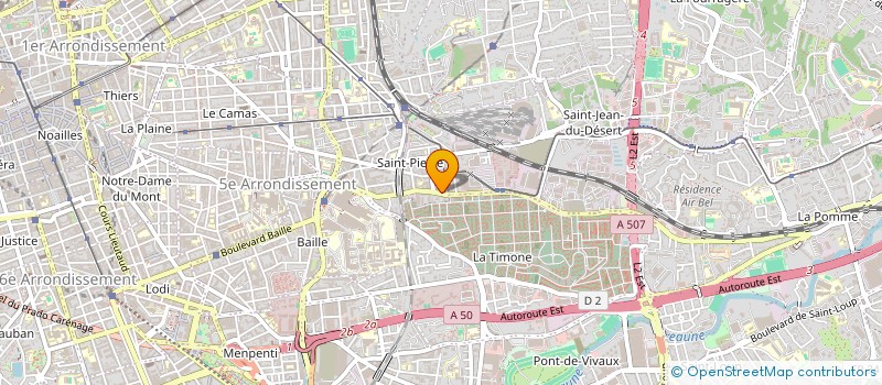 localisation de l'entreprise MADAME CLARA RIGAUD à MARSEILLE
