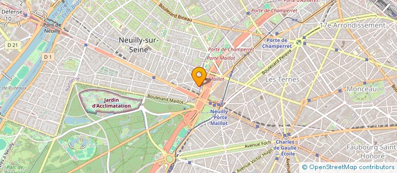 localisation de l'entreprise MADAME CLARA RIVAULT à NEUILLY-SUR-SEINE