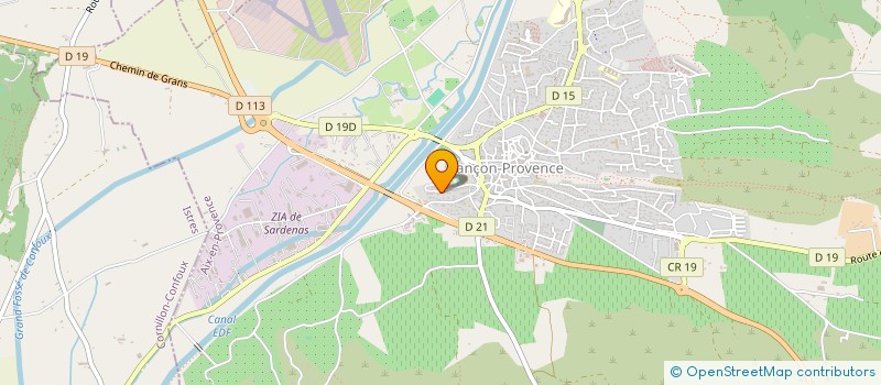 localisation de l'entreprise MADAME CLARA RIZZO  LANCON-PROVENCE