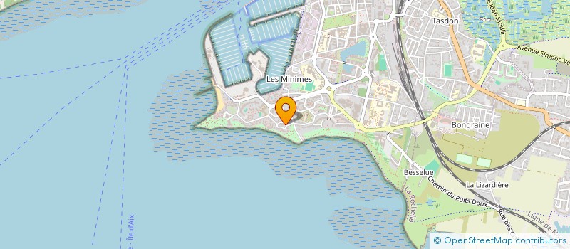 localisation de l'entreprise MADAME CLARA ROBIN  LA ROCHELLE