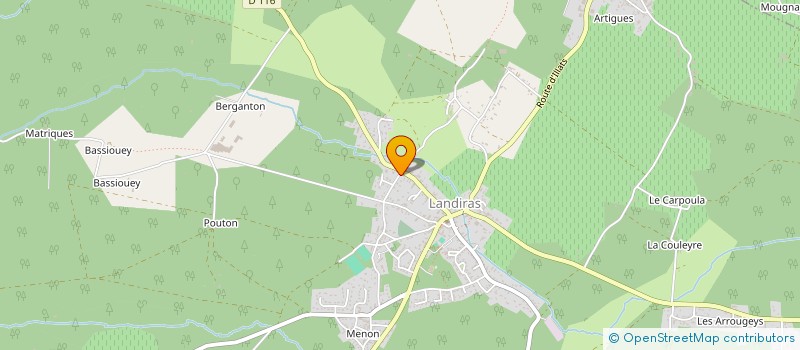 localisation de l'entreprise MADAME CLARA ROUSSEIL  LANDIRAS