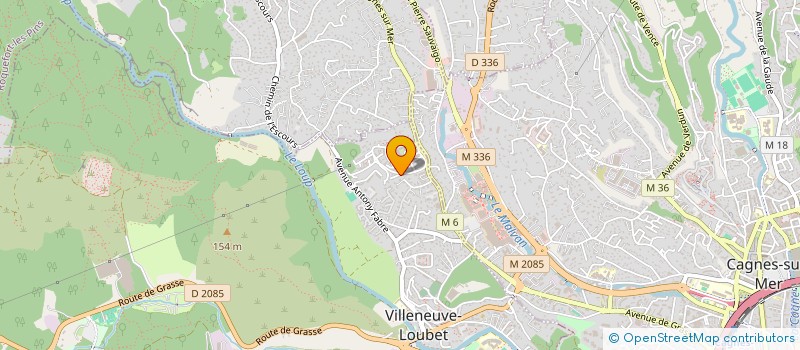 localisation de l'entreprise MADAME CLARA ROUX à VILLENEUVE-LOUBET