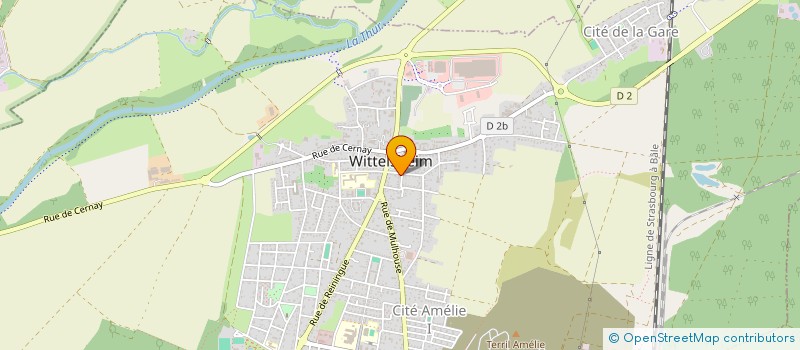 localisation de l'entreprise MADAME CLARA RUFFENACH à WITTELSHEIM