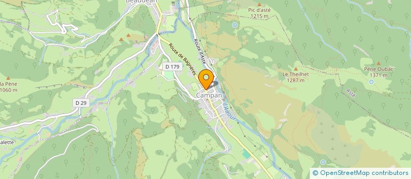 localisation de l'entreprise MADAME CLARA RULLAUD  CAMPAN