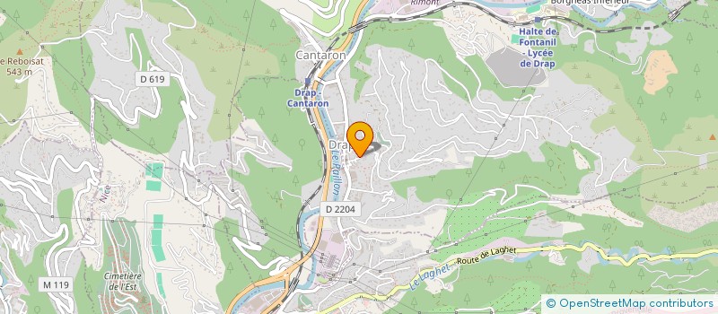 localisation de l'entreprise MADAME CLARA SACLEUX  DRAP