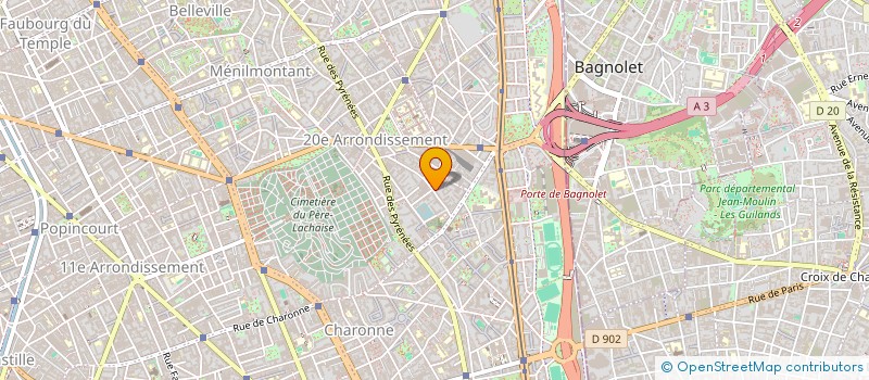 localisation de l'entreprise MADAME CLARA SAGOT  PARIS