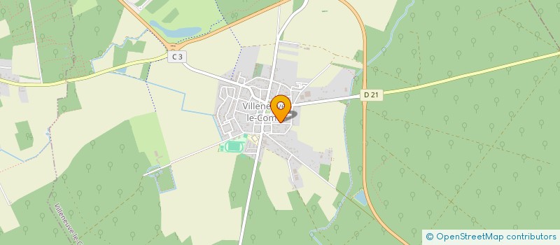 localisation de l'entreprise MADAME CLARA SALINIE  VILLENEUVE-LE-COMTE