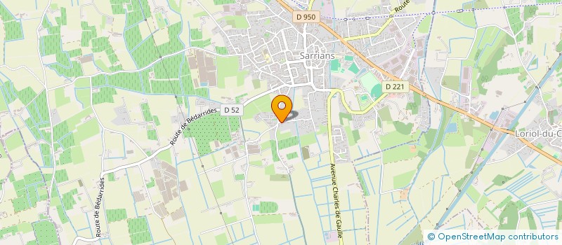 localisation de l'entreprise MADAME CLARA SALMON  SARRIANS