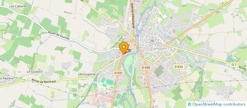 localisation de l'entreprise MADAME CLARA SALVANT  CONDOM