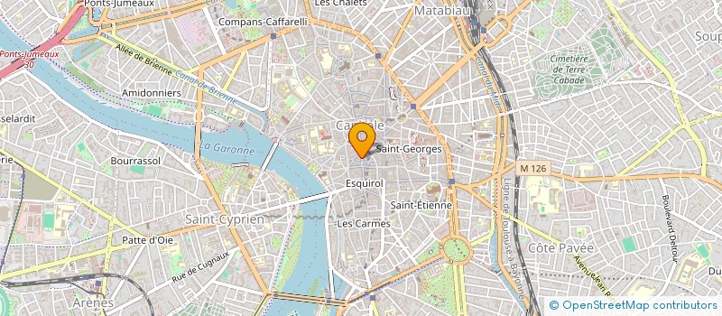 localisation de l'entreprise MADAME CLARA SALVETAS  TOULOUSE