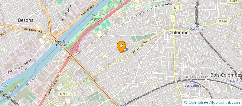 localisation de l'entreprise MADAME CLARA SAMPIC  COLOMBES