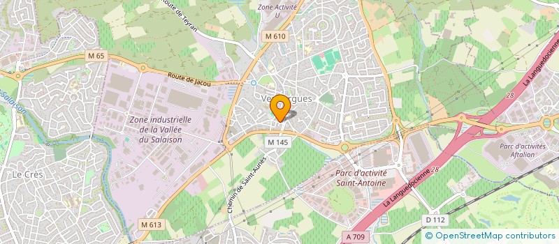 localisation de l'entreprise MADAME CLARA SARROUY à VENDARGUES