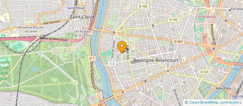 localisation de l'entreprise MADAME CLARA SCARBONCHI à BOULOGNE-BILLANCOURT