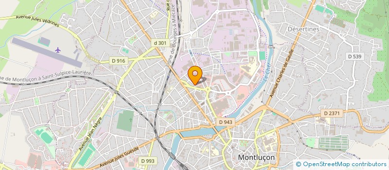 localisation de l'entreprise MADAME CLARA SCHARTIER  MONTLUCON