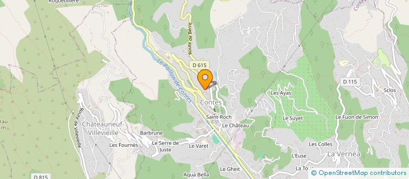 localisation de l'entreprise MADAME CLARA SCOFFIER  CONTES