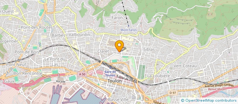 localisation de l'entreprise MADAME CLARA SEGURA à TOULON