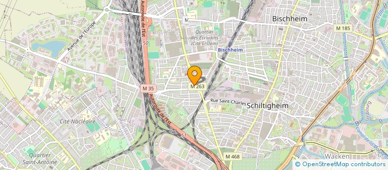 localisation de l'entreprise MADAME CLARA SERGI  SCHILTIGHEIM