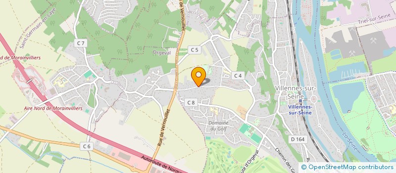 localisation de l'entreprise MADAME CLARA SEUILLET  VILLENNES-SUR-SEINE