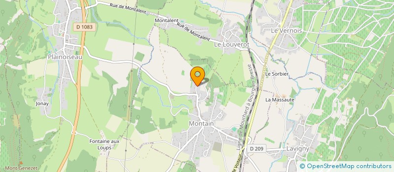 localisation de l'entreprise MADAME CLARA SIMON  MONTAIN