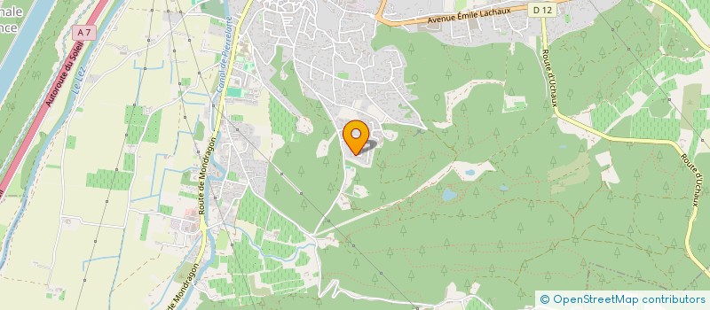 localisation de l'entreprise MADAME CLARA SORLET  BOLLENE