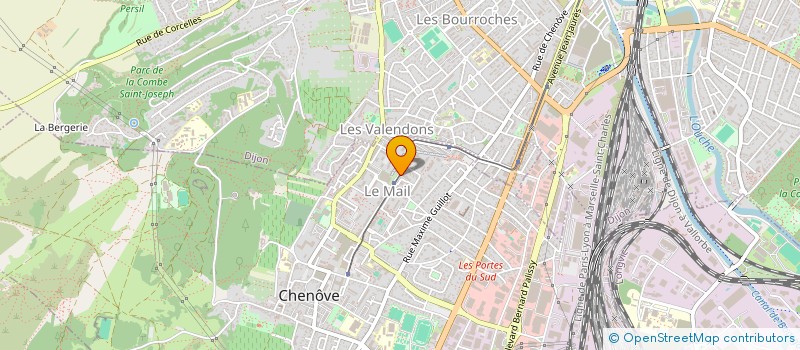 localisation de l'entreprise MADAME CLARA SOYE  CHENOVE