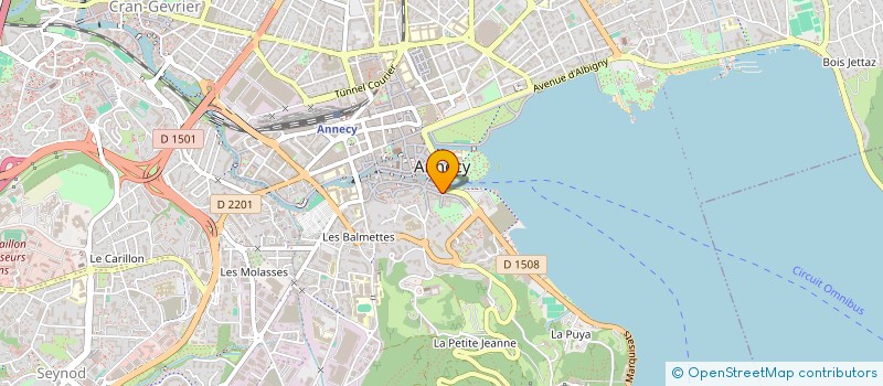 localisation de l'entreprise MADAME CLARA SPITALIER  EPAGNY METZ-TESSY